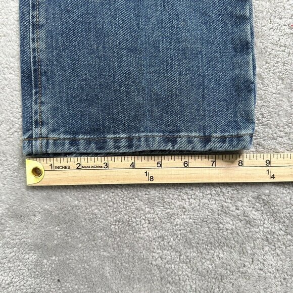 Rockies Women's Relaxed Low Rise Western Denim Jeans Size 4 L Tall Blue - Picture 10 of 13